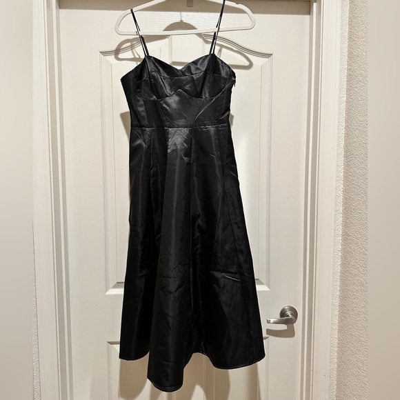 NWT Lulus Something to Celebrate Satin A-Line Midi Dress - Picture 6 of 10